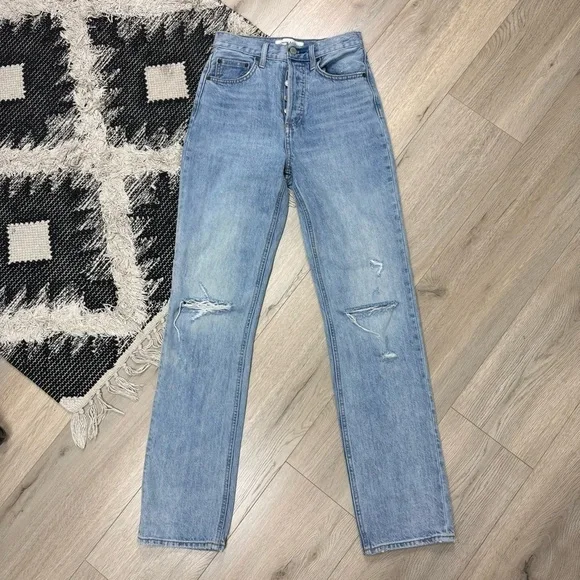 Denim Forum Joni High Rise Loose Jeans Size 23 Aritzia #81771 - Picture 2 of 11